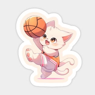 Slam Dunk Kitty Sticker